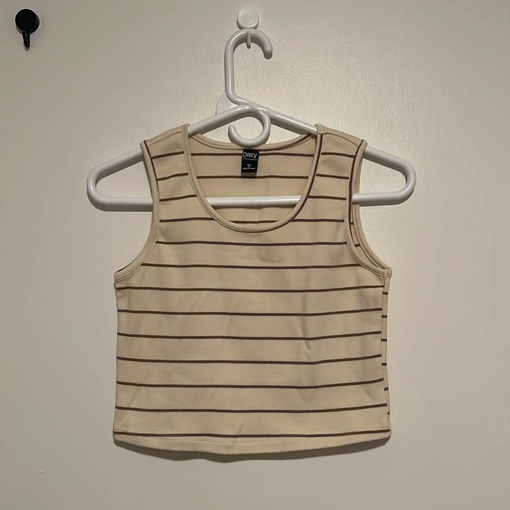 Mustard light yellow tank top